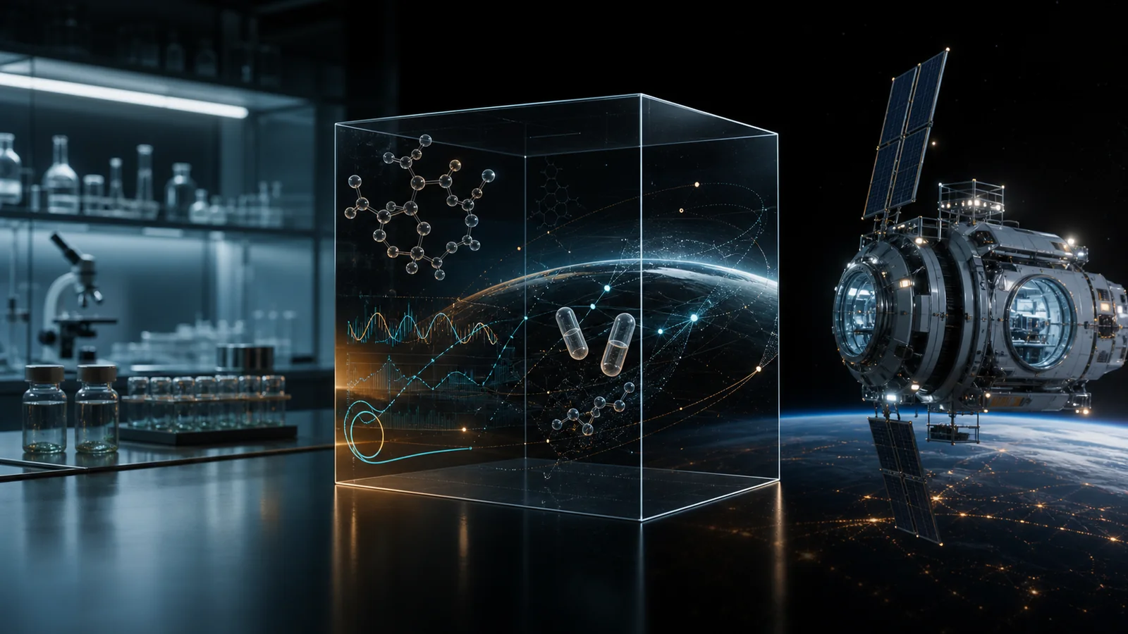Space pharma business model visual